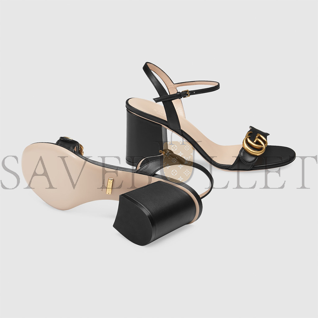 GUCCI WOMEN'S MID-HEEL SANDAL 453379 GUCCI WOMEN'S MID-HEEL SANDAL 453379